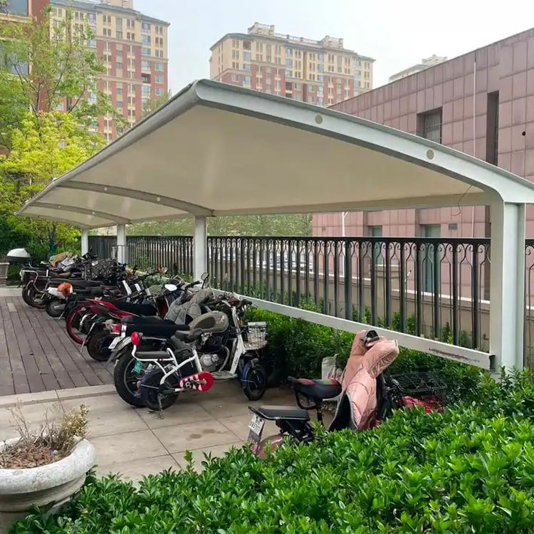 东兰县膜结构电动车棚